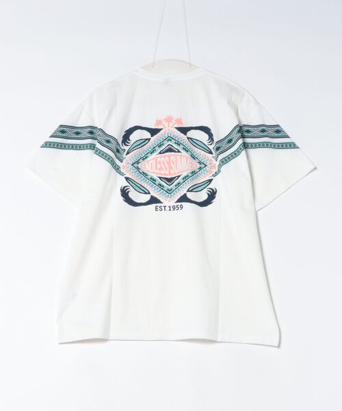 Kahiko(カヒコ)の「【Kahiko】カイケアUVメンズTシャツ(Tシャツ/カットソー・メンズ・ホワイト/ミント/ブラック・FREE)」の1枚目の写真