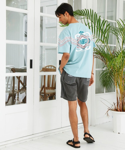 Kahiko(カヒコ)の「【Kahiko】カイケアUVメンズTシャツ(Tシャツ/カットソー・メンズ・ホワイト/ミント/ブラック・FREE)」の9枚目の写真