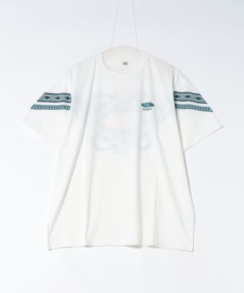 Kahiko(カヒコ)の「【Kahiko】カイケアUVメンズTシャツ(Tシャツ/カットソー・メンズ・ホワイト/ミント/ブラック・FREE)」の4枚目の写真
