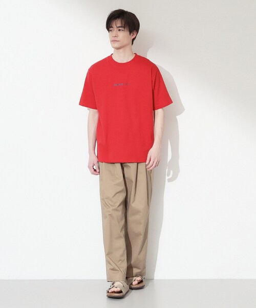 THE SHOP TK (ザ ショップ ティーケー )の「【なめらかでソフトな肌触り】ロゴ コットン半袖Tシャツ 洗濯機OK(Tシャツ/カットソー・メンズ・グリーン/ブルー系その他/オフホワイト/レッド系1・02/03/04)」の15枚目の写真