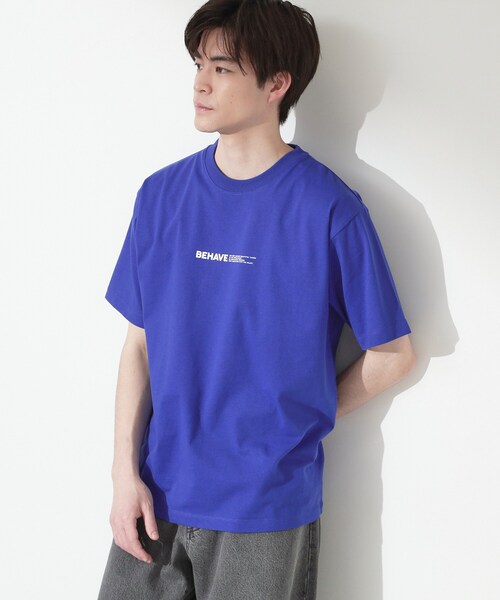 THE SHOP TK (ザ ショップ ティーケー )の「【なめらかでソフトな肌触り】ロゴ コットン半袖Tシャツ 洗濯機OK(Tシャツ/カットソー・メンズ・グリーン/ブルー系その他/オフホワイト/レッド系1・02/03/04)」の17枚目の写真