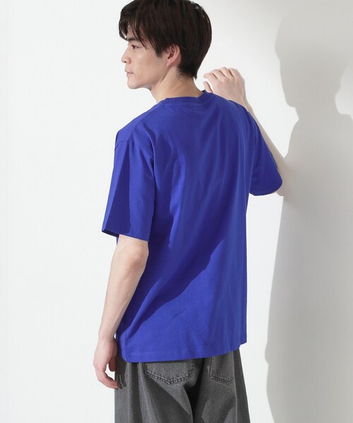 THE SHOP TK (ザ ショップ ティーケー )の「【なめらかでソフトな肌触り】ロゴ コットン半袖Tシャツ 洗濯機OK(Tシャツ/カットソー・メンズ・グリーン/ブルー系その他/オフホワイト/レッド系1・02/03/04)」の18枚目の写真