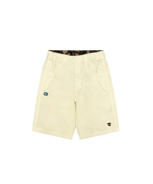 AAPE BY A BATHING APE（エーエイプバイアベイシングエイプ）の「AAPE MAIN WOVEN SHORTS（その他パンツ・メンズ・ライトブラック/アイボリー・MEDIUM/LARGE/SMALL/X-LARGE）」の2枚目の写真