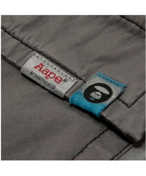 AAPE BY A BATHING APE（エーエイプバイアベイシングエイプ）の「AAPE MAIN WOVEN SHORTS（その他パンツ・メンズ・ライトブラック/アイボリー・MEDIUM/LARGE/SMALL/X-LARGE）」の6枚目の写真