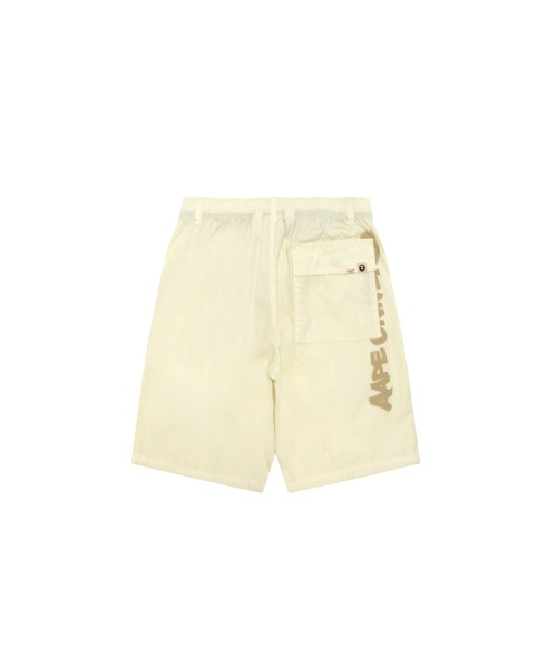 AAPE BY A BATHING APE（エーエイプバイアベイシングエイプ）の「AAPE MAIN WOVEN SHORTS（その他パンツ・メンズ・ライトブラック/アイボリー・MEDIUM/LARGE/SMALL/X-LARGE）」の7枚目の写真