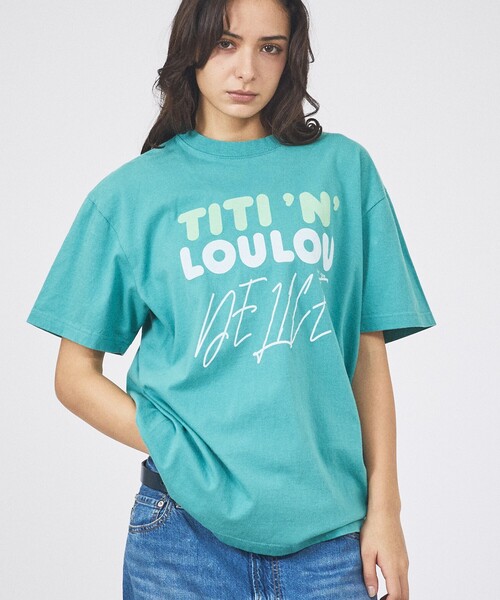 Rouge vif la cle（ルージュヴィフラクレ）の「【TRICOMER/トリコメル】ロゴTシャツ / プリントTシャツ（Tシャツ/カットソー・レディース・その他4/その他8/その他2/その他1/その他7・フリー）」の2枚目の写真