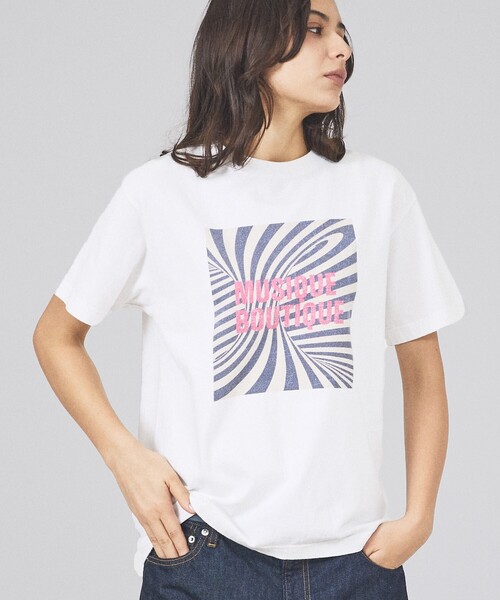 Rouge vif la cle（ルージュヴィフラクレ）の「【TRICOMER/トリコメル】ロゴTシャツ / プリントTシャツ（Tシャツ/カットソー・レディース・その他4/その他8/その他2/その他1/その他7・フリー）」の4枚目の写真