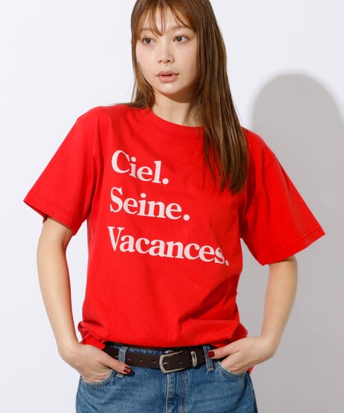 Rouge vif la cle（ルージュヴィフラクレ）の「【TRICOMER/トリコメル】ロゴTシャツ / プリントTシャツ（Tシャツ/カットソー・レディース・その他4/その他8/その他2/その他1/その他7・フリー）」の5枚目の写真