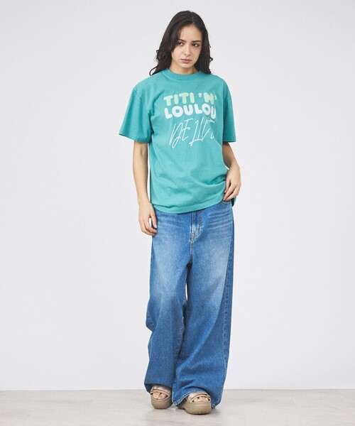 Rouge vif la cle（ルージュヴィフラクレ）の「【TRICOMER/トリコメル】ロゴTシャツ / プリントTシャツ（Tシャツ/カットソー・レディース・その他4/その他8/その他2/その他1/その他7・フリー）」の7枚目の写真