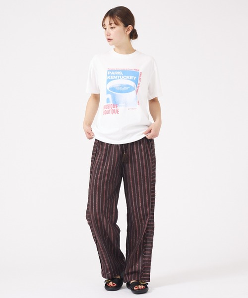 Rouge vif la cle（ルージュヴィフラクレ）の「【TRICOMER/トリコメル】ロゴTシャツ / プリントTシャツ（Tシャツ/カットソー・レディース・その他4/その他8/その他2/その他1/その他7/その他5・フリー）」の16枚目の写真