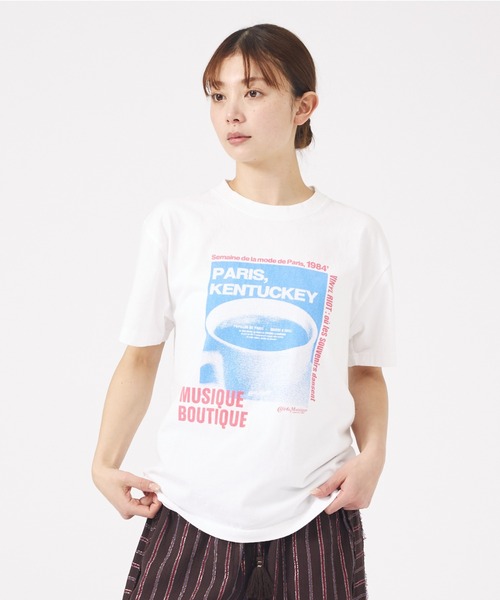 Rouge vif la cle（ルージュヴィフラクレ）の「【TRICOMER/トリコメル】ロゴTシャツ / プリントTシャツ（Tシャツ/カットソー・レディース・その他4/その他8/その他2/その他1/その他7/その他5・フリー）」の14枚目の写真