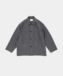 STILL BY HAND（スティルバイハンド）の「【STILL BY HAND】BL04261 / Mixed colour shirt jacket（カバーオール）」