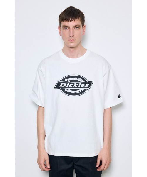 AZUL by moussy(アズールバイマウジー)の「【Dickies×AZUL】ロゴTシャツ(Tシャツ/カットソー・メンズ・ブラック/オレンジ/ホワイト・X-LARGE/LARGE/MEDIUM)」の14枚目の写真
