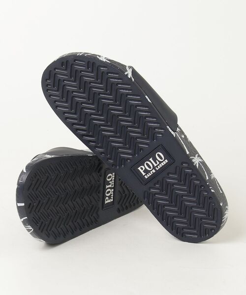 POLO RALPH LAUREN（ポロ ラルフ ローレン）の「ポロ ラルフ ローレン POLO SLIDE ポロ スライド  サンダル（サンダル・メンズ・ホワイト×ネイビー・90/100/80）」の7枚目の写真