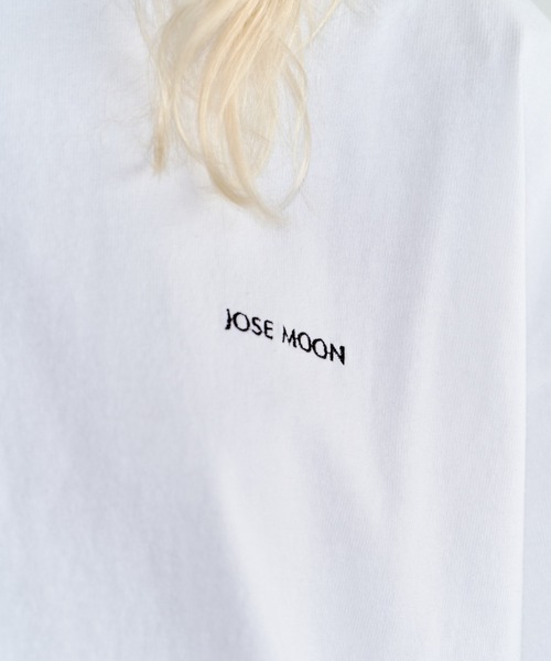JOSE MOON（ジョゼムーン）の「PIGMENT OVER T/ピグメントオーバーT（Tシャツ/カットソー・レディース・チャコールグレー/サックスブルー/ブラウン/ホワイト・FREE）」の19枚目の写真