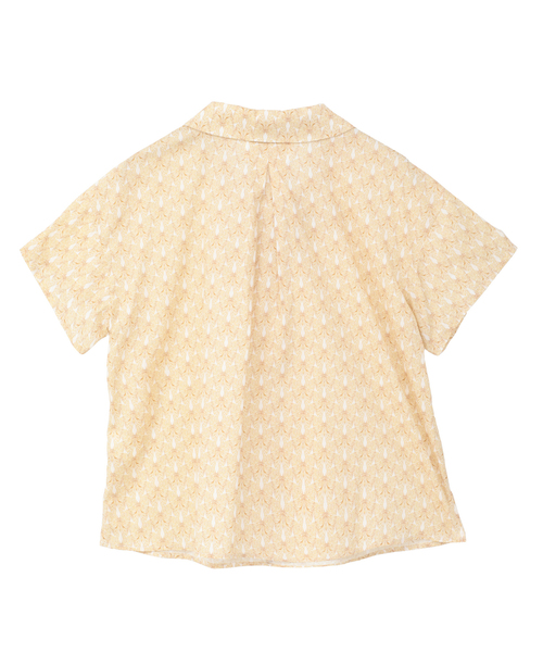 LOGEMENT DE CLAIRE（ロジュモンドクレール）の「【LOURMARIN】リバティプリントボウタイブラウス（シャツ/ブラウス・レディース・ベージュ/ピンク・FREE）」の5枚目の写真