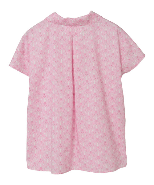 LOGEMENT DE CLAIRE（ロジュモンドクレール）の「【LOURMARIN】リバティプリントボウタイブラウス（シャツ/ブラウス・レディース・ベージュ/ピンク・FREE）」の22枚目の写真