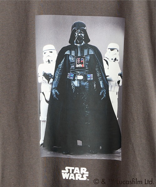ARTCHIVES MALIBU（アートカイブス マリブ）の「【 Chadwick Products / チャドウィック プロダクツ 】STAR WARS DARTH VADER X STORM TROOPER TEE（Tシャツ/カットソー・メンズ・ホワイト/チャコールグレー・M/L/XL）」の5枚目の写真