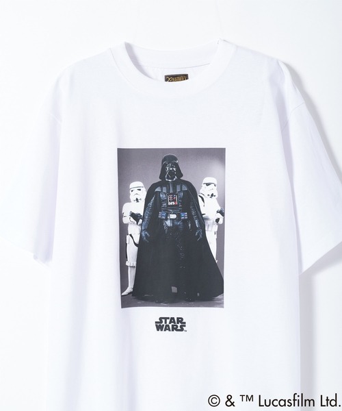 ARTCHIVES MALIBU（アートカイブス マリブ）の「【 Chadwick Products / チャドウィック プロダクツ 】STAR WARS DARTH VADER X STORM TROOPER TEE（Tシャツ/カットソー・メンズ・ホワイト/チャコールグレー・M/L/XL）」の7枚目の写真