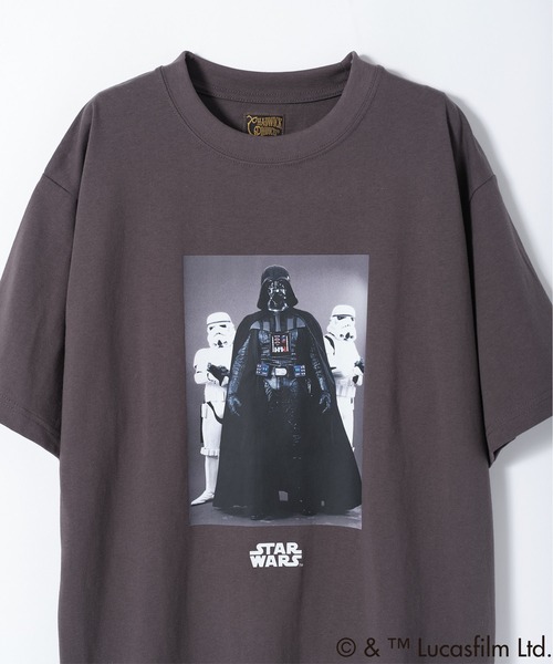 ARTCHIVES MALIBU（アートカイブス マリブ）の「【 Chadwick Products / チャドウィック プロダクツ 】STAR WARS DARTH VADER X STORM TROOPER TEE（Tシャツ/カットソー・メンズ・ホワイト/チャコールグレー・M/L/XL）」の8枚目の写真