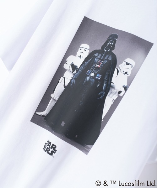 ARTCHIVES MALIBU（アートカイブス マリブ）の「【 Chadwick Products / チャドウィック プロダクツ 】STAR WARS DARTH VADER X STORM TROOPER TEE（Tシャツ/カットソー・メンズ・ホワイト/チャコールグレー・M/L/XL）」の9枚目の写真