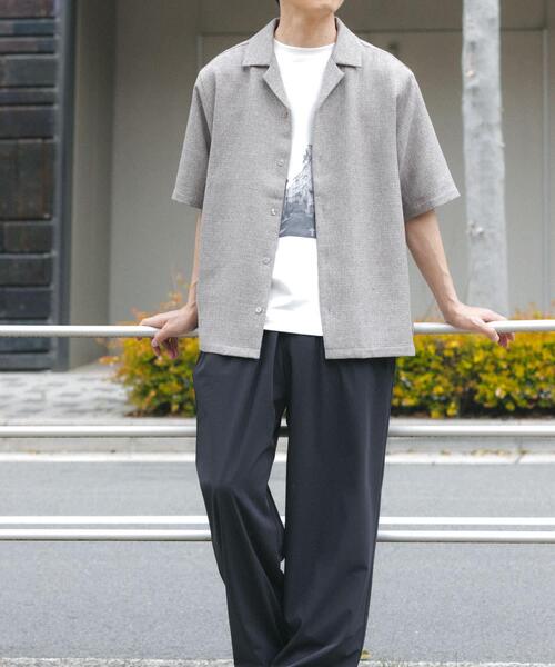 ITEMS URBANRESEARCH（アイテムズ アーバンリサーチ）の「『接触冷感/吸水速乾/イージーケア』多機能ナイロンストレッチイージーパンツ（その他パンツ・メンズ・チャコールグレー/カーキ/ブラック・MEDIUM/LARGE）」の5枚目の写真