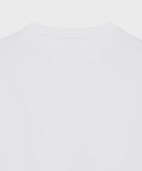 MINDBRIDGE(マインドブリッジ)の「高密度スーピマコットンベーシック半袖Tシャツ_2パック MATS0102(Tシャツ/カットソー・メンズ・ホワイト/ブラック・90/95/100/105/110)」の7枚目の写真