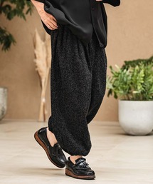 mp14967- Melange Hopsack Balloon Jogger Pants ジョガーパンツ(S64826cmb)