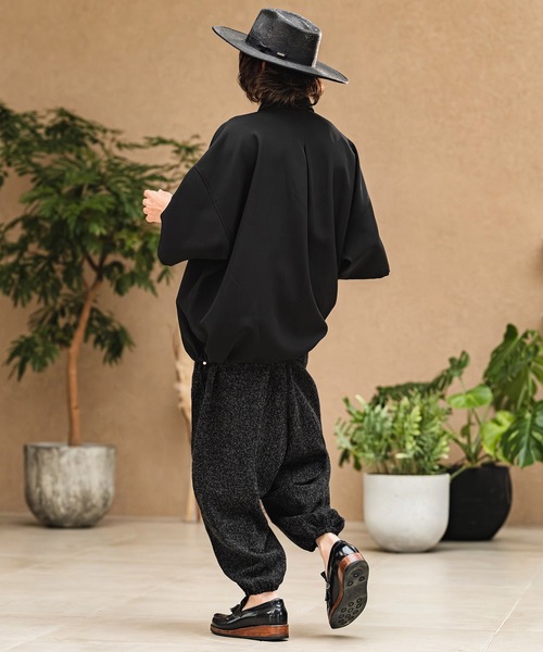 CAMBIO(カンビオ)の「mp14967- Melange Hopsack Balloon Jogger Pants ジョガーパンツ(S64826cmb)(その他パンツ・メンズ・ベージュ/グレー/ナチュラル/グリーン/ブラック・S/L/M)」の15枚目の写真