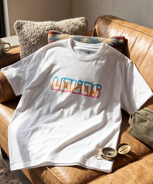 LOGOS(ロゴス)の「【LOGOS/ロゴス】アソート グラフィックデザイン 半袖Tシャツ(Tシャツ/カットソー・メンズ・オレンジ系1/ホワイト系3/ホワイト系4/ホワイト系1/ホワイト系5/オレンジ系2/ホワイト系6/ホワイト系2/ブラック系2/ホワイト系7/ブラック系1/グレー系2/グレー系3/ホワイト系8/ブラック系3/グレー系1・XS/S/XL/M/L)」の6枚目の写真