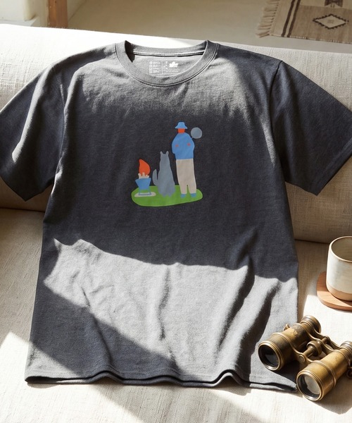 LOGOS(ロゴス)の「【LOGOS/ロゴス】アソート グラフィックデザイン 半袖Tシャツ(Tシャツ/カットソー・メンズ・オレンジ系1/ホワイト系3/ホワイト系4/ホワイト系1/ホワイト系5/オレンジ系2/ホワイト系6/ホワイト系2/ブラック系2/ホワイト系7/ブラック系1/グレー系2/グレー系3/ホワイト系8/ブラック系3/グレー系1・XS/S/XL/M/L)」の1枚目の写真