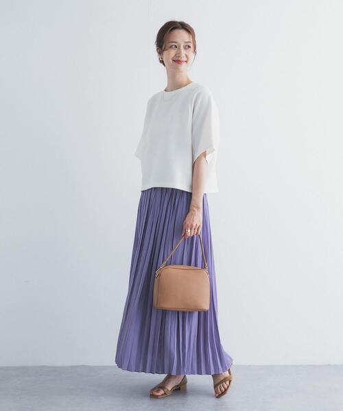 URBAN RESEARCH DOORS（アーバンリサーチドアーズ）の「袖ボリュームクロップドプルオーバー（Tシャツ/カットソー・レディース・ネイビー/オフホワイト/ベージュ系その他・FREE）」の10枚目の写真