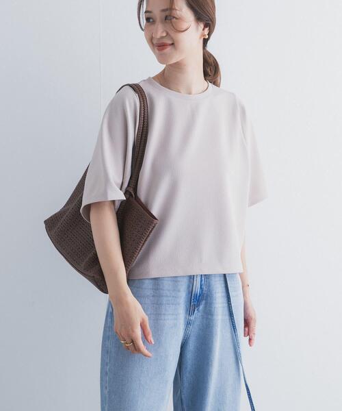 URBAN RESEARCH DOORS（アーバンリサーチドアーズ）の「袖ボリュームクロップドプルオーバー（Tシャツ/カットソー・レディース・ネイビー/オフホワイト/ベージュ系その他・FREE）」の16枚目の写真