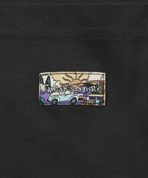 FREAK'S STORE(フリークスストア)の「FREAK'S STORE for BEACH & FES リラックスフィット ワンポイントロゴ スピンドル ポケットTシャツ/紫外線防止(UPF50+)/接触冷感/吸水速乾(Tシャツ/カットソー・メンズ・ライトグレー/ホワイト/ブラック/オリーブ/サックスブルー/チャコールグレー/ベージュ/イエロー・MEDIUM/SMALL/LARGE)」の14枚目の写真