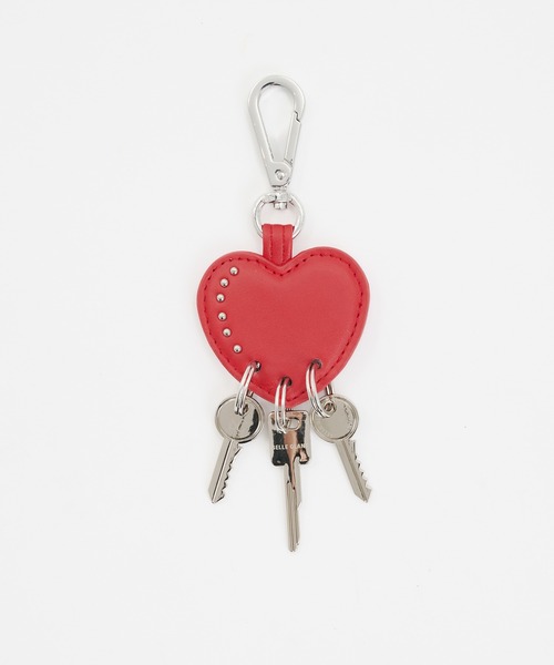 DESIGN HEART CHARM KEYRING / デザインハートチャームキーリング