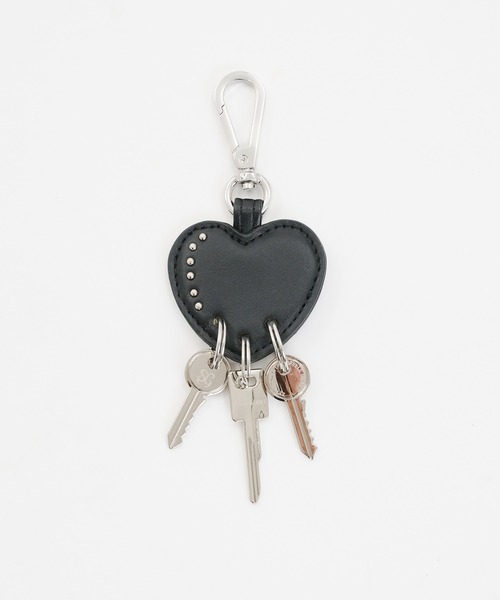 セール】DESIGN HEART CHARM KEYRING / デザインハートチャーム