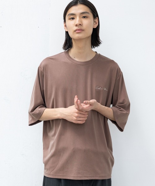 LAKOLE(ラコレ)の「サンドウォッシュロゴTシャツ / 659972(Tシャツ/カットソー・メンズ・チャコール/グリーン/サンドグレー/ボルドー・LARGE/MEDIUM)」の4枚目の写真