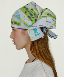 TEKET（テケット）の「Password Bandana White（バンダナ/スカーフ）」