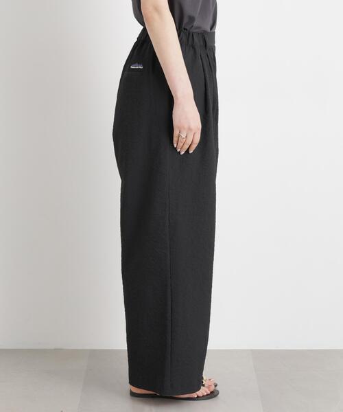 THOUSAND MILE/SEERSUCKER WIDE PANTS(セットアップ可)（その他パンツ