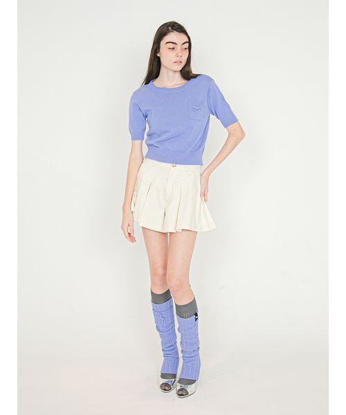 SORIN(ソリン )の「Back Open Knit Top/バックオープン ニットトップ(ニット/セーター・レディース・ダークグレー/ライトグレー/ラベンダー・38)」の4枚目の写真