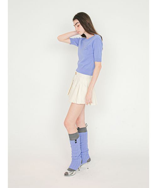 SORIN(ソリン )の「Back Open Knit Top/バックオープン ニットトップ(ニット/セーター・レディース・ダークグレー/ライトグレー/ラベンダー・38)」の6枚目の写真
