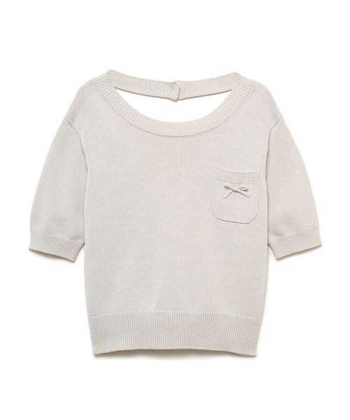 SORIN(ソリン )の「Back Open Knit Top/バックオープン ニットトップ(ニット/セーター・レディース・ダークグレー/ライトグレー/ラベンダー・38)」の14枚目の写真