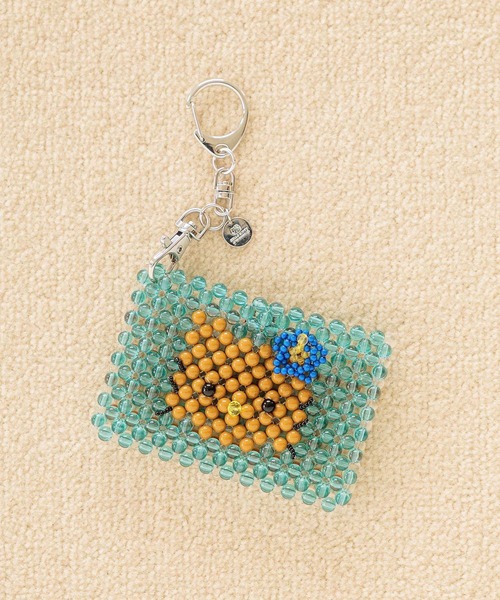 LOWRYS FARM（ローリーズファーム）の「【サンリオキャラクターズ】ビーズポーチ 651908/GOODS（カードケース・レディース・ブラック/ブラウン/レッド・FREE）」の3枚目の写真