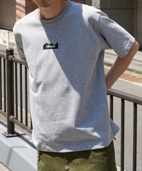 NANGA(ナンガ)の「【NANGA】ECO HYBRID MT LOGO TEE NW2211-1G208(Tシャツ/カットソー・メンズ・ブラック/グレー/ホワイト・M/L/XL/S)」の3枚目の写真