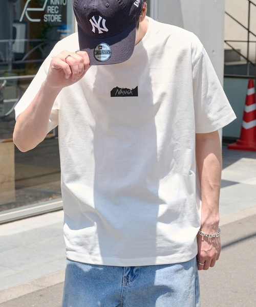 NANGA(ナンガ)の「【NANGA】ECO HYBRID MT LOGO TEE NW2211-1G208(Tシャツ/カットソー・メンズ・ブラック/グレー/ホワイト・M/L/XL/S)」の1枚目の写真