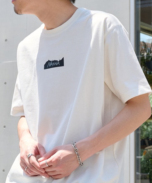 NANGA(ナンガ)の「【NANGA】ECO HYBRID MT LOGO TEE NW2211-1G208(Tシャツ/カットソー・メンズ・ブラック/グレー/ホワイト・M/L/XL/S)」の4枚目の写真