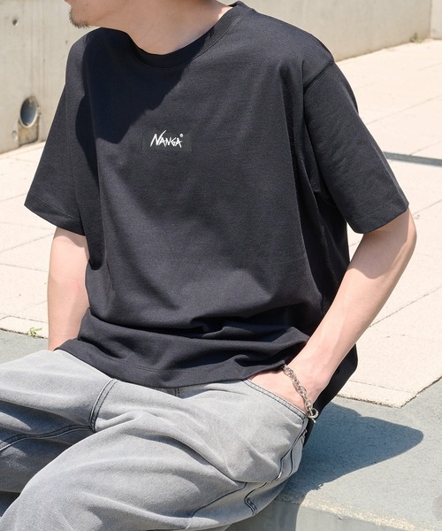 NANGA(ナンガ)の「【NANGA】ECO HYBRID MT LOGO TEE NW2211-1G208(Tシャツ/カットソー・メンズ・ブラック/グレー/ホワイト・M/L/XL/S)」の9枚目の写真