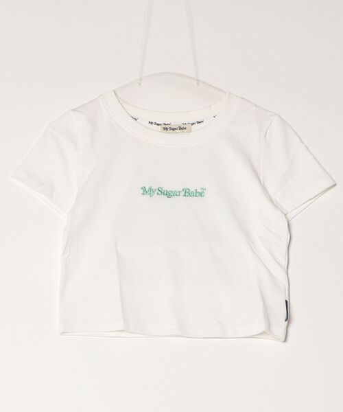 セール】MSB foaming cropped logo tee (op)（Tシャツ/カットソー