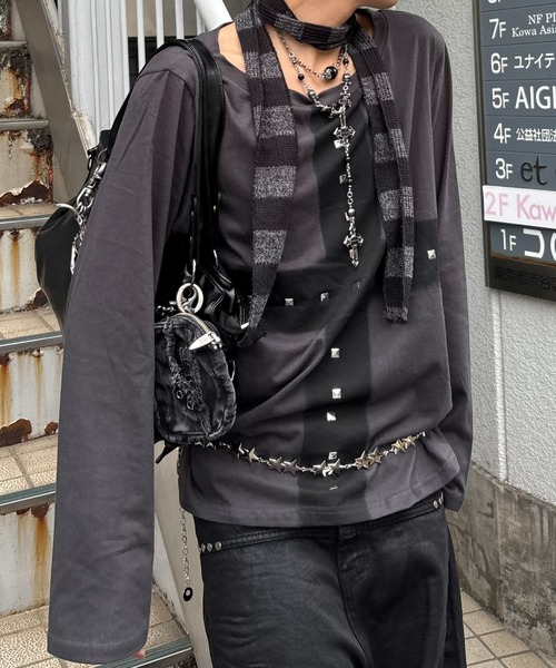 Never mind the XU(ネバーマインドザエックスユー)の「【Never mind the XU】star multi chain / 【ネバーマインド ザ エックスユー】スターマルチチェーンベルト(ベルト・メンズ・シルバー・ONE SIZE)」の15枚目の写真