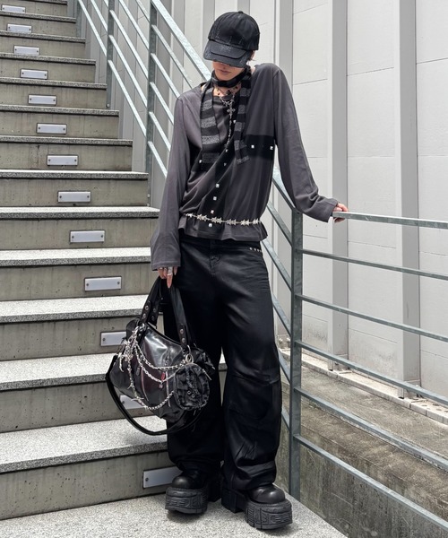 Never mind the XU(ネバーマインドザエックスユー)の「【Never mind the XU】star multi chain / 【ネバーマインド ザ エックスユー】スターマルチチェーンベルト(ベルト・メンズ・シルバー・ONE SIZE)」の16枚目の写真